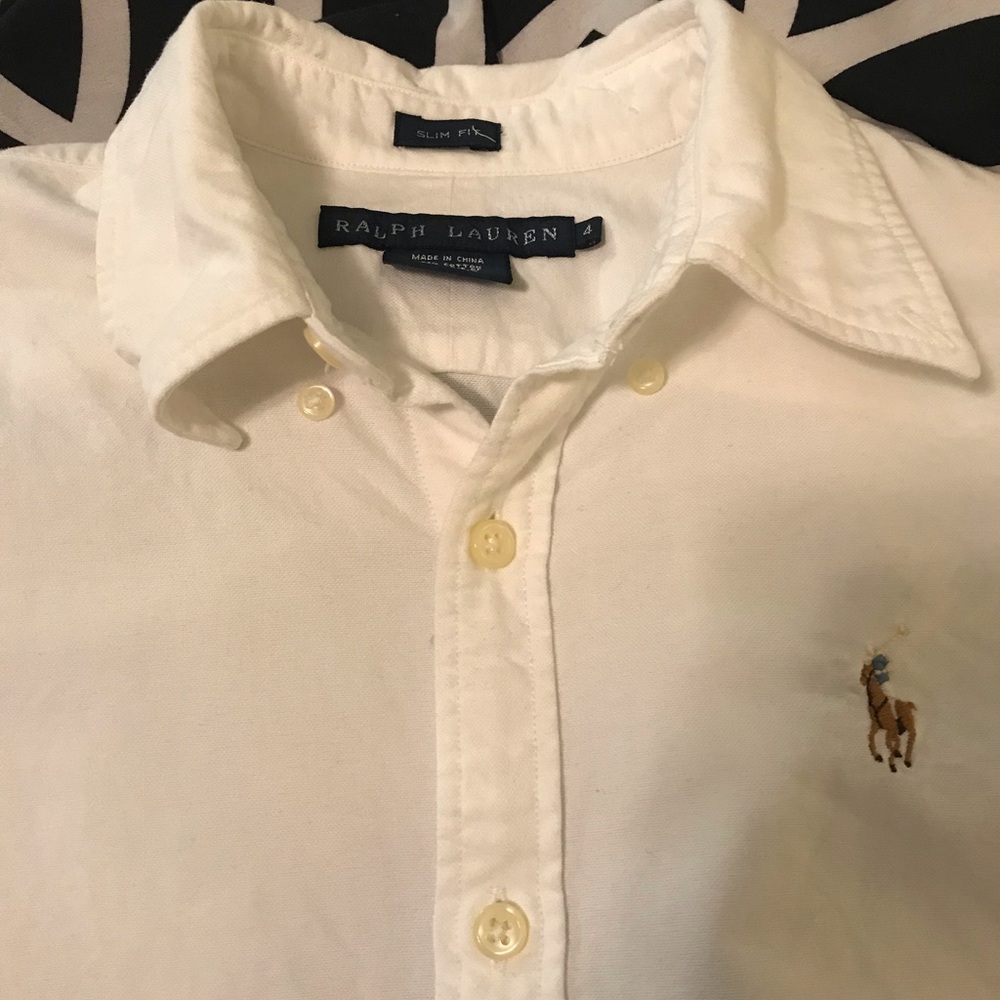 Women’s slim fit Ralph Lauren button down